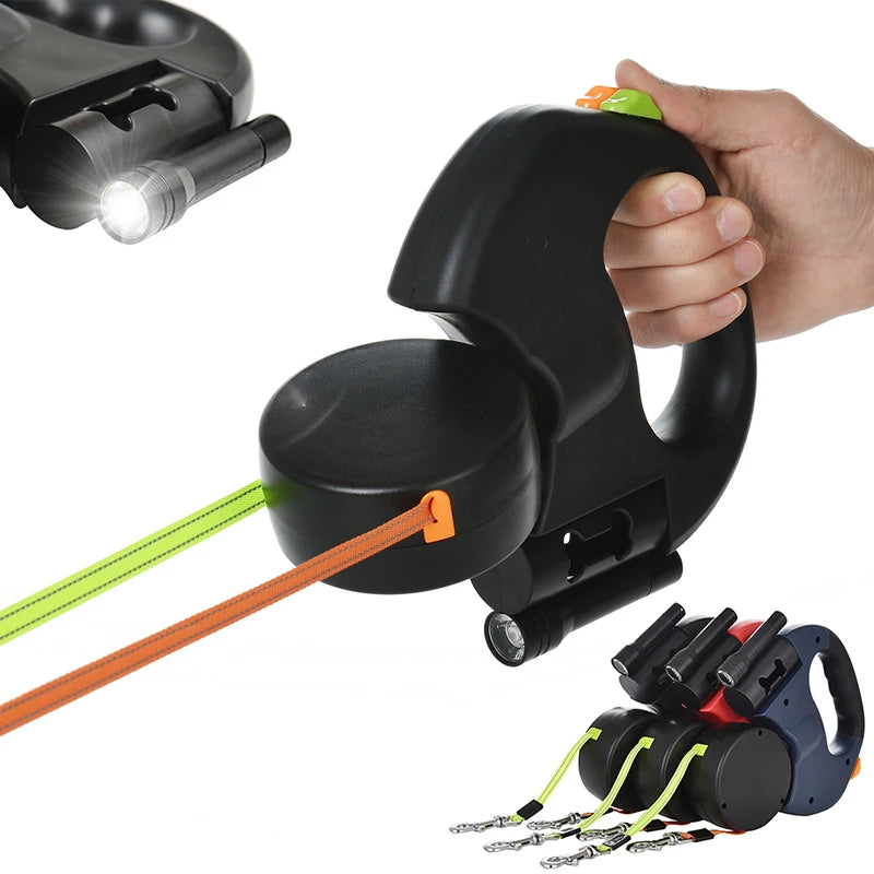 Premium Double Dog Leash