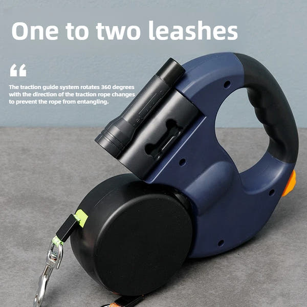 Premium Double Dog Leash