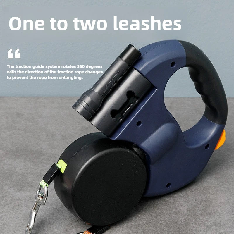 Premium Double Dog Leash